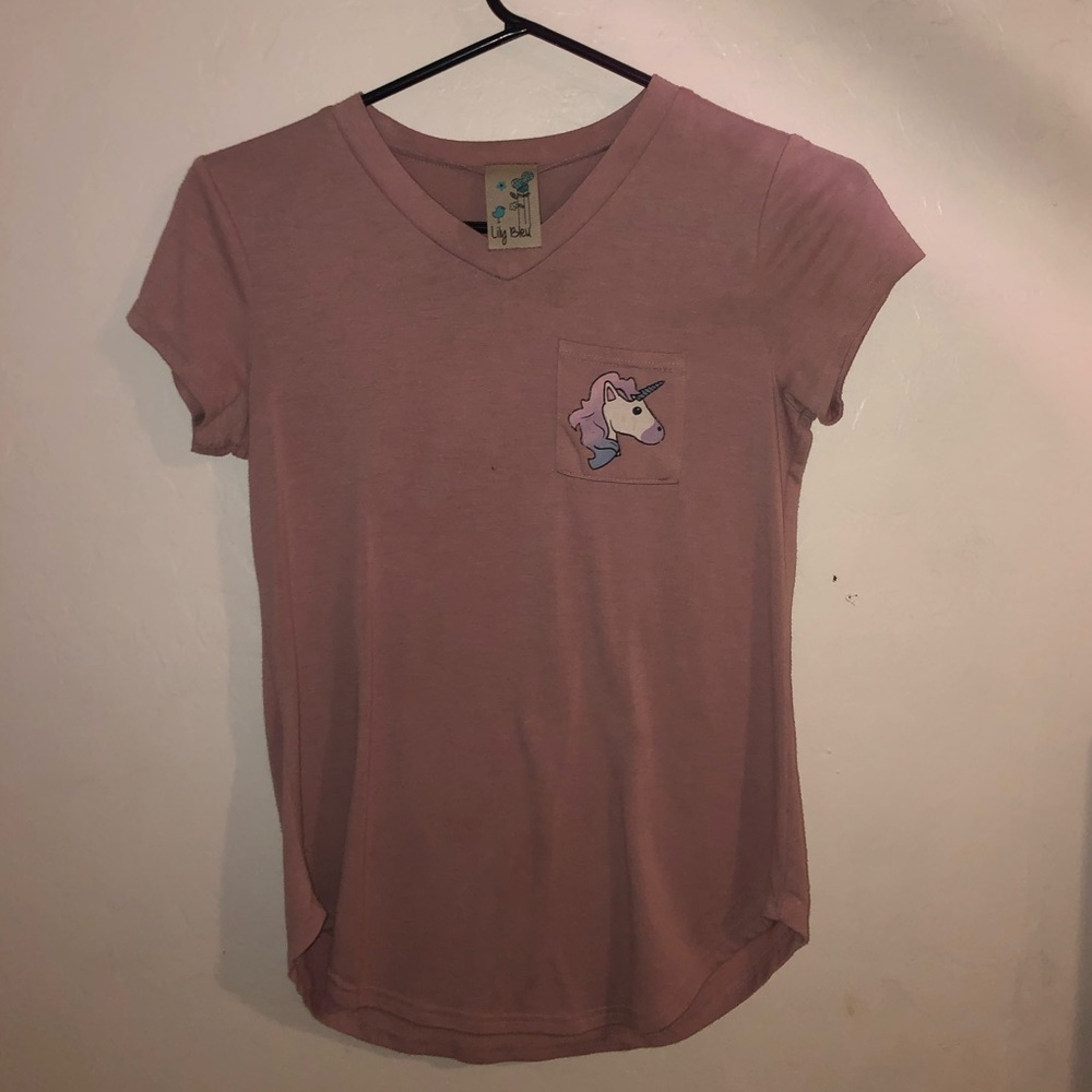 Unicorn pink t-shirt